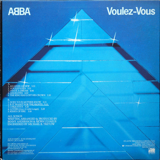 ABBA - Voulez-Vous (Vinyl, LP, Album, Stereo) Very Good (VG) / Very Good Plus (VG+)