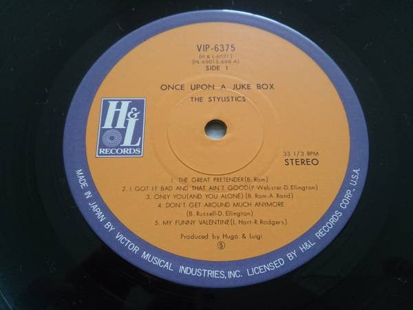 The Stylistics - Once Upon A Juke Box (Vinyl, LP, Album) Very Good Plus (VG+) / Very Good (VG)