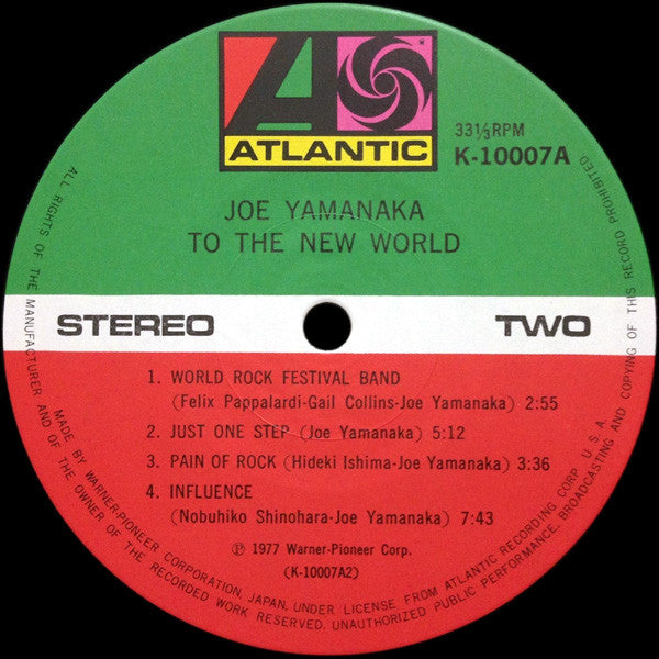 Joe Yamanaka - To The New World (Vinyl, LP, Album)