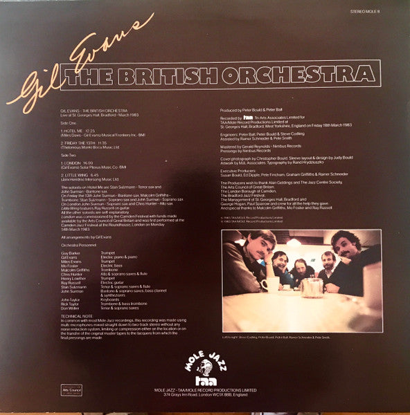 Gil Evans - The British Orchestra (Vinyl, LP, Album) Very Good Plus (VG+) / Very Good Plus (VG+)