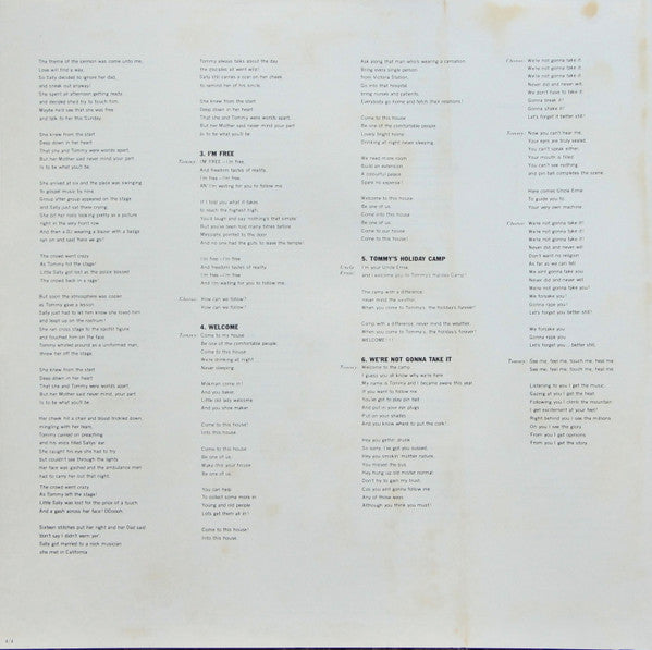 The Who - Tommy (2xVinyl, LP, Album, Reissue, Stereo) Very Good Plus (VG+) / Very Good (VG)