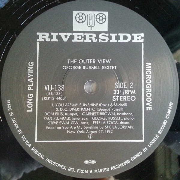 George Russell - The Outer View (Vinyl, LP, Album, Reissue, Stereo) Good Plus (G+) / Very Good (VG)