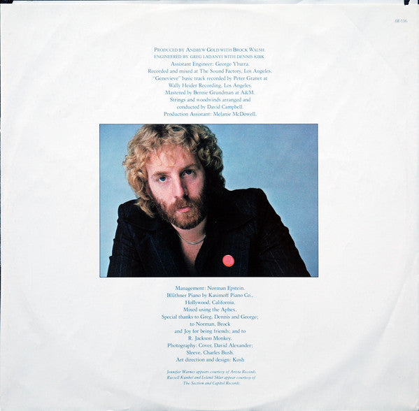 Andrew Gold - All This And Heaven Too (Vinyl, LP, Album, Stereo) Very Good (VG) / Very Good (VG)