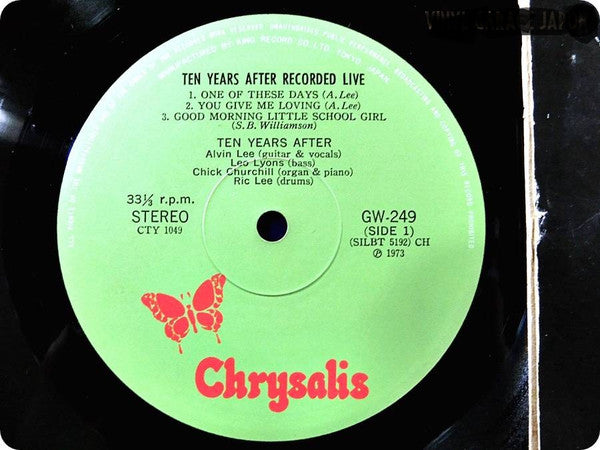 Ten Years After - Recorded Live (2xVinyl, LP, Album) Very Good Plus (VG+) / Very Good Plus (VG+)