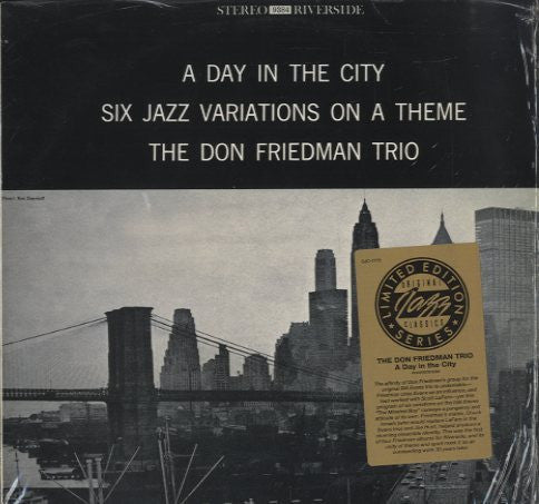 Don Friedman Trio - A Day In The City : Six Variations On A Theme (Vinyl, LP, Album, Reissue, Remastered, Stereo) Near Mint (NM or M-) / Near Mint (NM or M-)