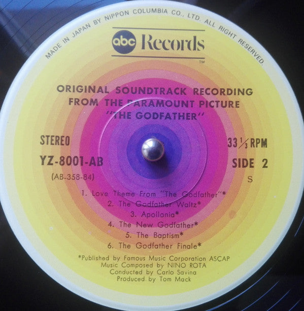 Nino Rota - The Godfather (Original Soundtrack Recording) (Vinyl, L...