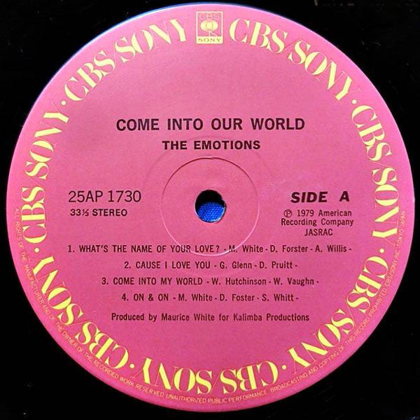 The Emotions - Come Into Our World (Vinyl, LP, Album)