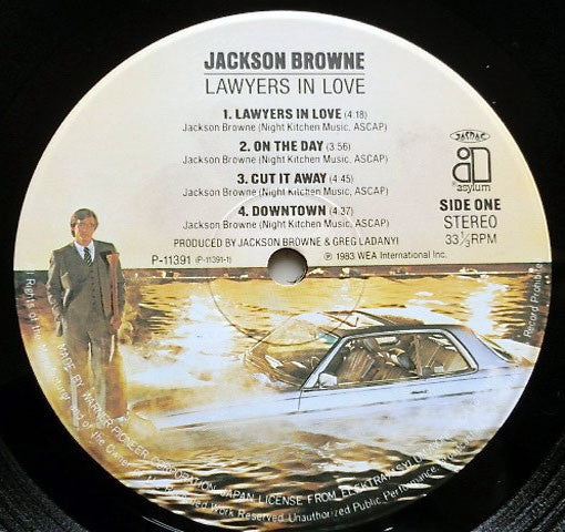 Jackson Browne - Lawyers In Love (Vinyl, LP, Album) Very Good Plus (VG+) / Very Good Plus (VG+)