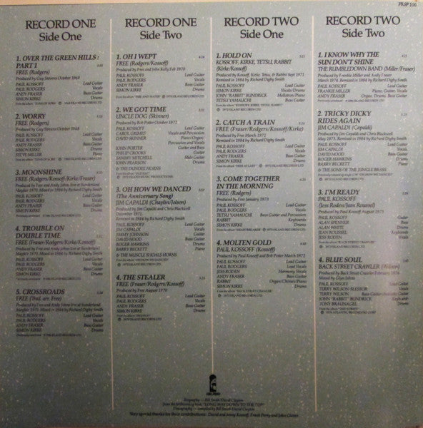 Paul Kossoff - Blue Soul (2xVinyl, LP, Compilation) Very Good (VG) / Very Good (VG)
