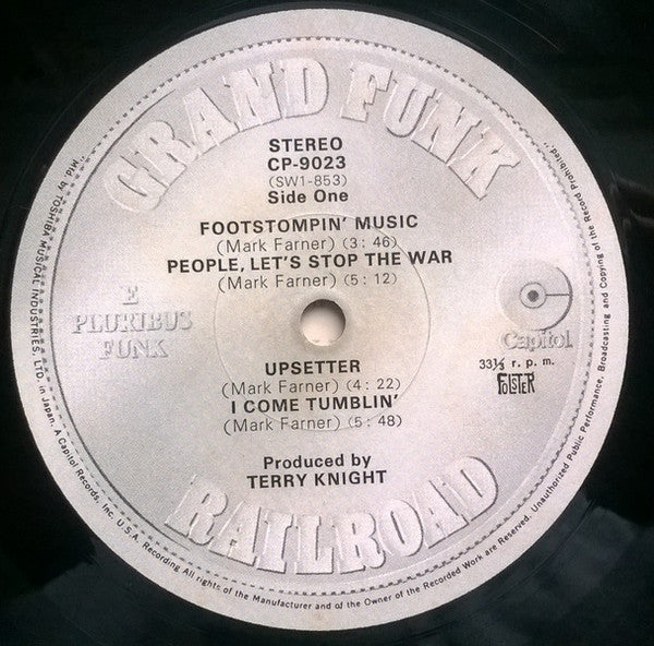 Grand Funk Railroad - E Pluribus Funk (Vinyl, LP, Album, Stereo)