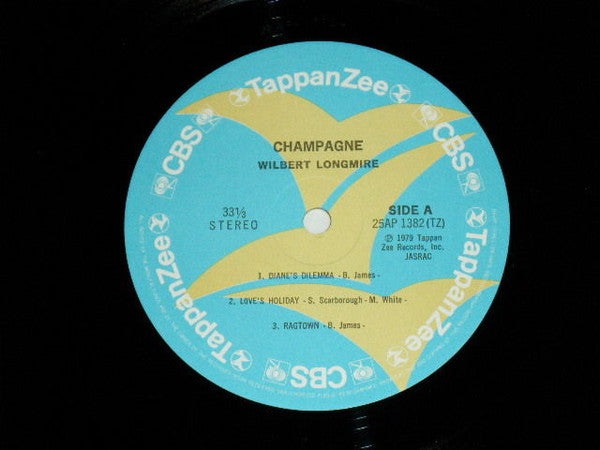 Wilbert Longmire - Champagne (Vinyl, LP, Album, Stereo) Good Plus (G+) / Very Good (VG)