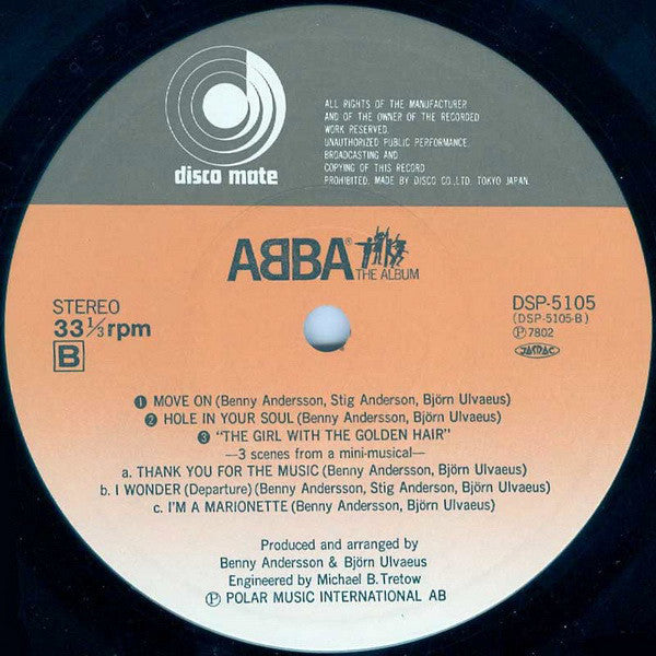 ABBA - The Album (Vinyl, LP, Album, Reissue, Stereo)