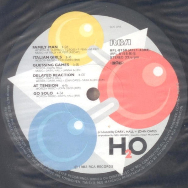 Daryl Hall & John Oates - H₂O (Vinyl, LP, Album, Stereo)