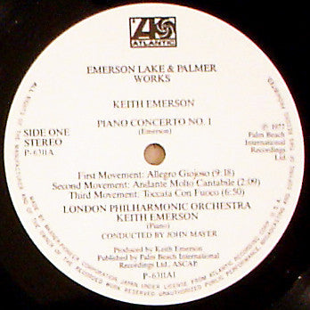 Emerson, Lake & Palmer - Works (Volume 1) (Vinyl, LP, Album)
