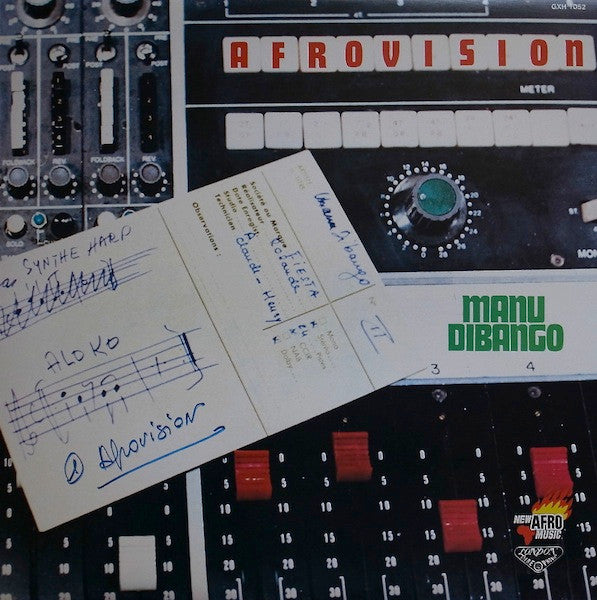 Manu Dibango - Afrovision (Vinyl, LP, Album) Very Good Plus (VG+) / Very Good (VG)