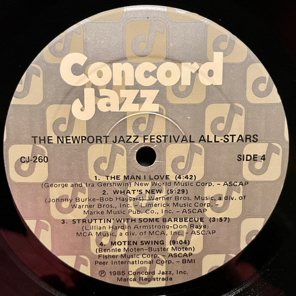The Newport Jazz Festival All-Stars - The Newport Jazz Festival All-Stars (2xVinyl, LP, Album) Very Good (VG) / Very Good Plus (VG+)
