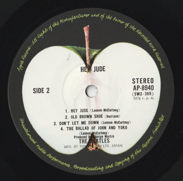 The Beatles - Hey Jude (Vinyl, LP, Compilation, Reissue) Very Good Plus (VG+) / Near Mint (NM or M-)