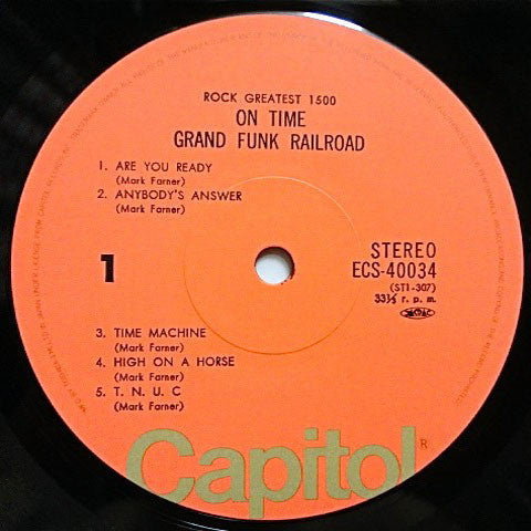 Grand Funk Railroad - On Time (Vinyl, LP, Album, Reissue)