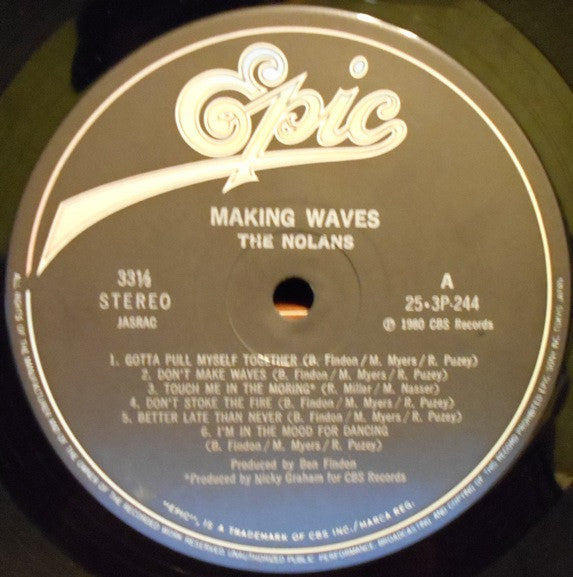 The Nolans - Making Waves (Vinyl, LP, Album, Stereo)