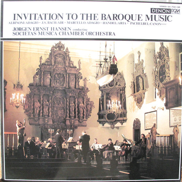 Jørgen Ernst Hansen - Invitation To The Baroque Music (Vinyl, LP) Very Good Plus (VG+) / Very Good Plus (VG+)