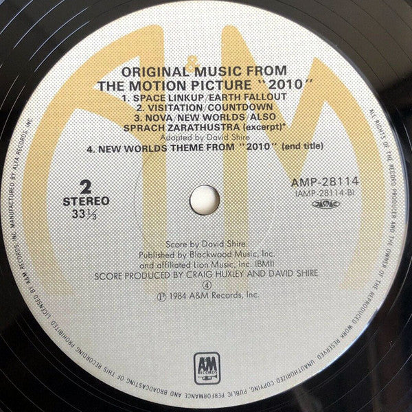 David Shire - 2010 (Original Music From The Motion Picture) (Vinyl,...