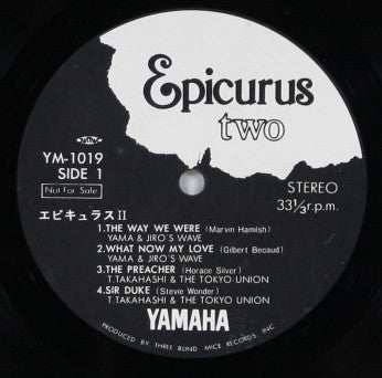 Yama & Jiro's Wave - Epicurus Two (Vinyl, LP, Compilation, Promo)