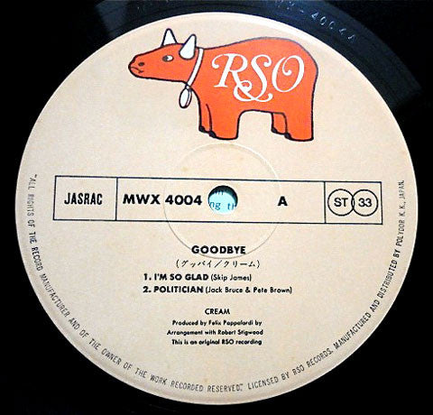 Cream (2) - Goodbye (Vinyl, LP, Album, Reissue)