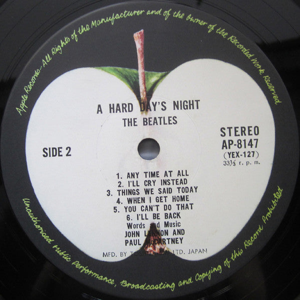 The Beatles - A Hard Day's Night (Vinyl, LP, Album, Stereo, Reissue)