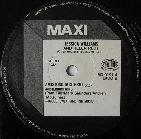 Jessica Williams - Casanova (Vinyl, 12", Maxi-Single, 33 ⅓ RPM) Very Good Plus (VG+) / Very Good Plus (VG+)
