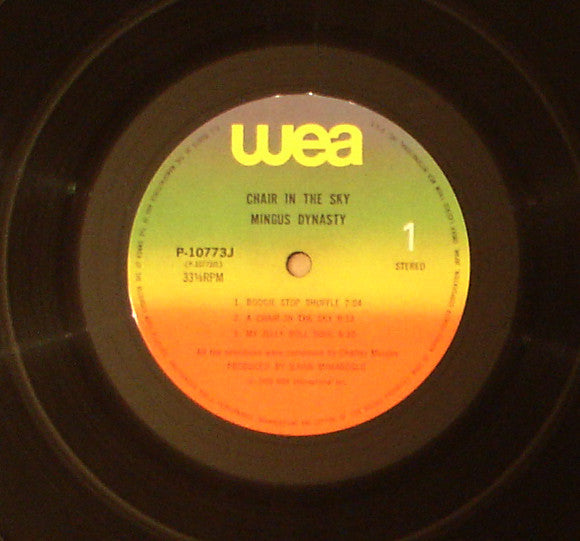 Mingus Dynasty - Chair In The Sky (Vinyl, LP, Album) Very Good Plus (VG+) / Very Good Plus (VG+)