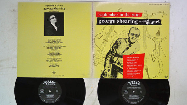 The George Shearing Quintet - September In The Rain (2xVinyl, LP, Album, Compilation, Reissue, Mono) Very Good Plus (VG+) / Very Good (VG)