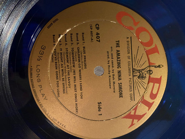 Nina Simone - The Amazing Nina Simone (Vinyl, LP, Album, Mono) Good Plus (G+) / Good (G)