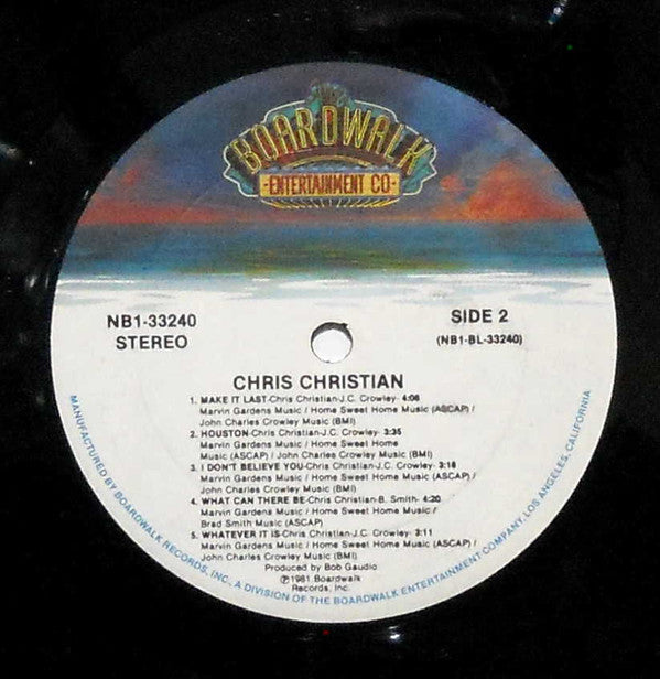Chris Christian - Chris Christian (Vinyl, LP, Album) Very Good Plus (VG+) / Very Good Plus (VG+)