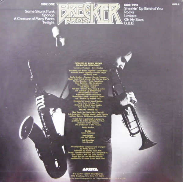 The Brecker Brothers - The Brecker Bros. (Vinyl, LP, Album, Reissue)