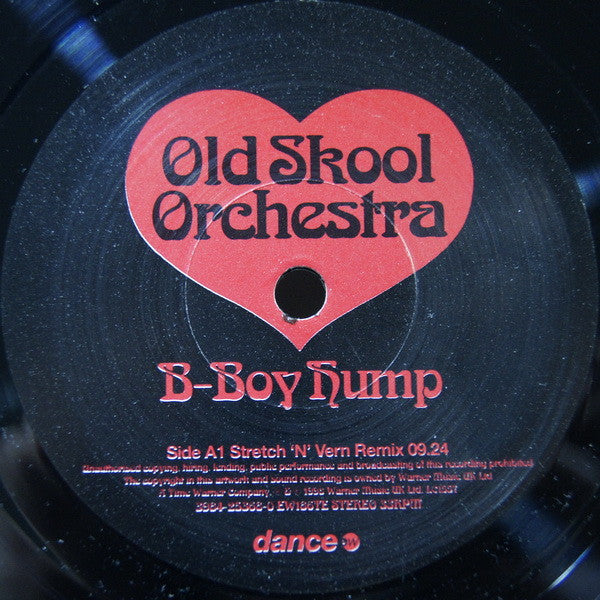 Old Skool Orchestra - B-Boy Hump (Vinyl, 10", 33 ⅓ RPM, 45 RPM, Stereo) Good Plus (G+) / Very Good (VG)