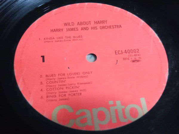 Harry James And His Orchestra - Wild About Harry! (Vinyl, LP, Album, Mono) Very Good Plus (VG+) / Very Good Plus (VG+)