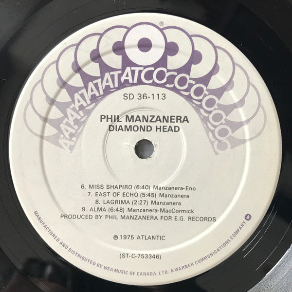 Phil Manzanera - Diamond Head (Vinyl, LP, Album, Reissue) Very Good Plus (VG+) / Very Good Plus (VG+)