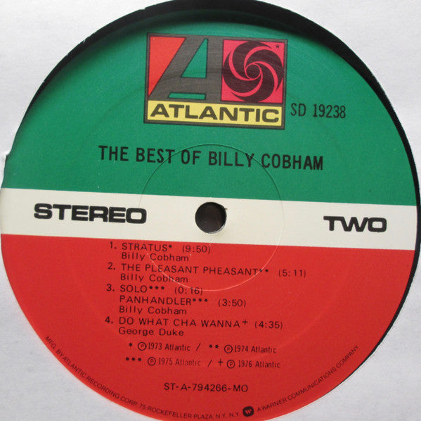 Billy Cobham - The Best Of Billy Cobham (Vinyl, LP, Compilation) Very Good (VG) / Very Good Plus (VG+)