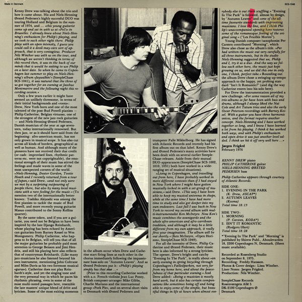 The Kenny Drew Trio - Morning (Vinyl, LP, Album) Very Good (VG) / Very Good (VG)