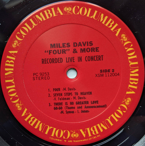 Miles Davis - 'Four' & More - Recorded Live In Concert (Vinyl, LP, ...