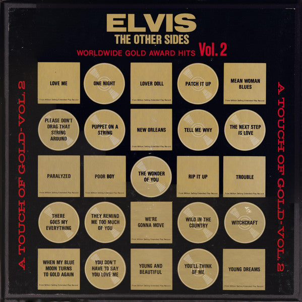 Elvis Presley - The Other Sides - Worldwide Gold Award Hits - Vol. 2 (4xVinyl, Box Set, LP, Compilation, Mono) Very Good Plus (VG+) / Very Good (VG)