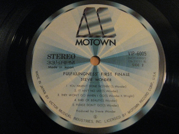 Stevie Wonder - Fulfillingness' First Finale (Vinyl, LP, Album, Reissue) Very Good Plus (VG+) / Very Good (VG)