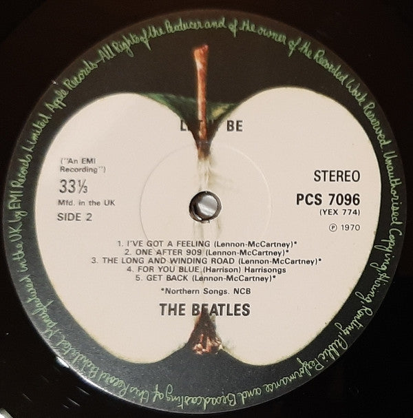 The Beatles - Let It Be (Vinyl, LP, Album, Reissue, Remastered) Very Good Plus (VG+) / Very Good Plus (VG+)