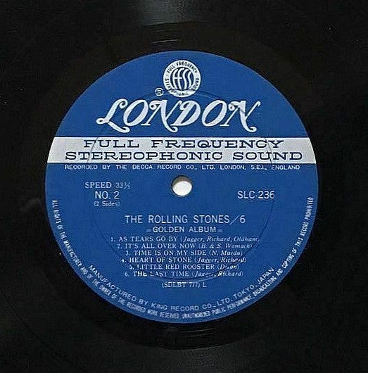 The Rolling Stones - The Rolling Stones 6 - Golden Album (Vinyl, LP, Compilation, Reissue) Very Good Plus (VG+) / Very Good (VG)