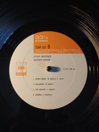 Weather Report - Heavy Weather (Vinyl, LP, Album, Stereo)