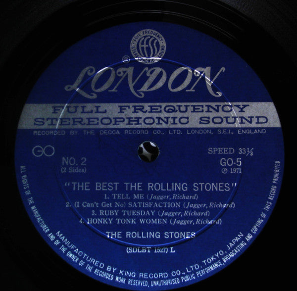 The Rolling Stones - The Best The Rolling Stones (Vinyl, LP, Compilation, Stereo) Very Good (VG) / Very Good (VG)