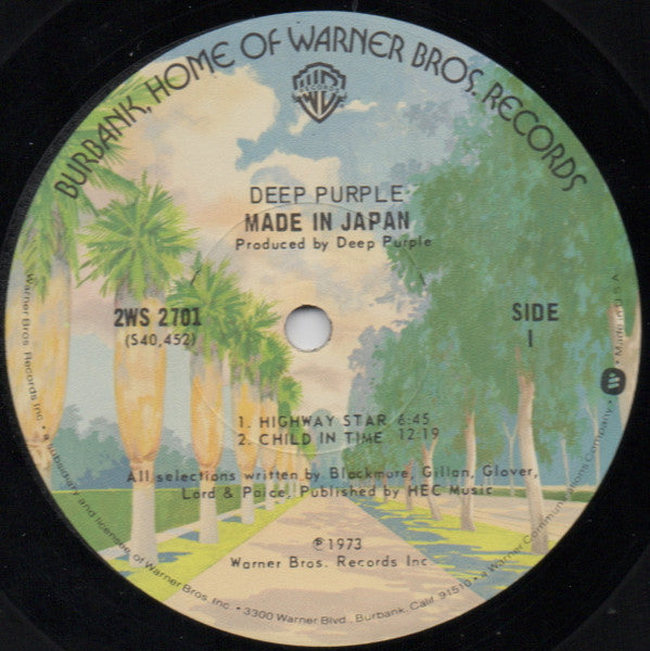 Deep Purple - Made In Japan (2xVinyl, LP, Album) Very Good Plus (VG+) / Good Plus (G+)