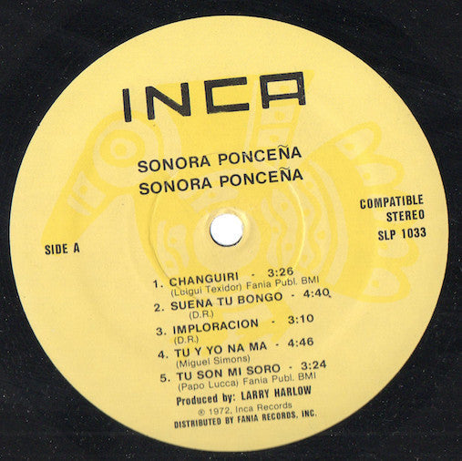 La Sonora Ponceña - Sonora Ponceña (Vinyl, LP, Album) Very Good (VG) / Very Good (VG)