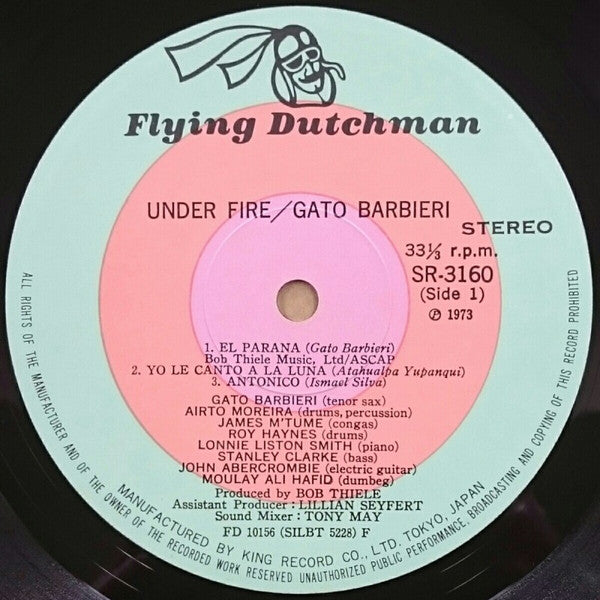 Gato Barbieri - Under Fire (Vinyl, LP, Album)