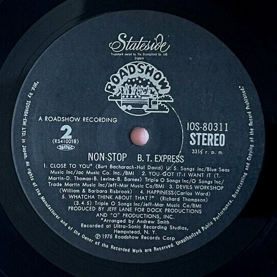 B.T. Express - Non-Stop (Vinyl, LP, Album)